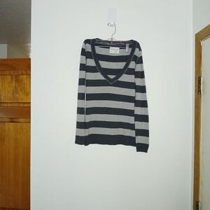 Aeropostale,  large, black/gray v-neck sweater.